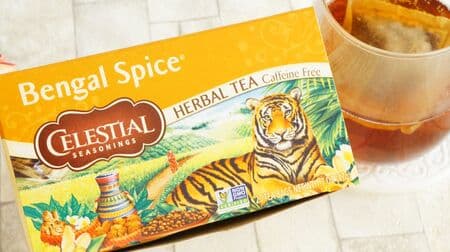 Celestial Seasoning "Bengal Spice" Spicy caffeine-free herbal tea! Add milk to chai