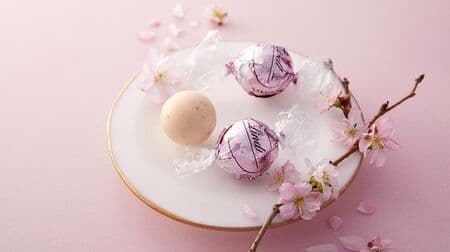 Linz "Lindole Sakura" "Lindole Sakura Gift Box 16 pieces" "Lindole Sakura Gift Bag 8 pieces" "Spring in Japan" White chocolate!