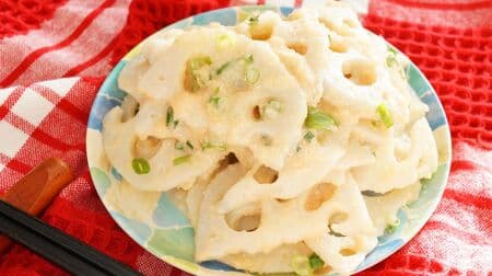 "Lotus root menta cheese stir-fried" simple recipe! The mellow taste of melted cheese and the crispy texture are also fun