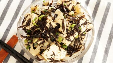 「ひじき豆腐れんこんのサラダ」簡単レシピ！おしゃれなデパ地下風 にんにく香る和テイスト