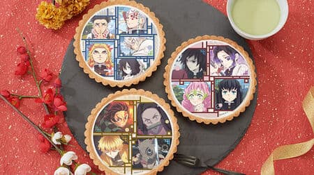 The third family-sized tart from Bandai, "Onimei no Bako: 2 Layered Vanilla Flavored Cheese Tart," is now available at Aeon and other stores.