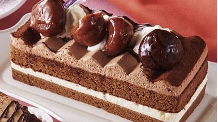 Chateraise New Decorated Cakes! Large Chestnut Chocolat Baton", "Rich Chocolate Decoration with Belgian Couverture", "Chocolate Decoration"