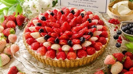 Kiroufe Bon "2022 Strawberry Fair" Vol. 2 "Strawberry Mousse Tart with White Strawberries - Fragrance of First Love", "Freshier Tart - Pistachio Flavor", "Strawberry and Custard Pudding Tart".
