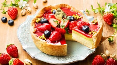 Pablo's "Strawberry and Pistachio Spring Cheese Tart" and "Strawberry and Pistachio Spring Cheese Tart - Small Size