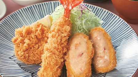 Ton-katsu Wako's Spring Menu Includes Assorted Meals "Hana-Goyomi," Assorted Lunches "Hana," and Cream Croquettes with Sakura Shrimp from Suruga Bay!