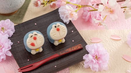 Lawson Japanese Sweets "Eat Mas Doraemon 2022" Custard Flavor: "Dusty Face" / Strawberry Flavor: "Winking Face
