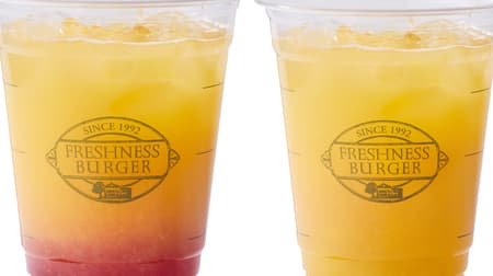 Freshness Burger "Orange Rescue": "Orange & Lemon Soda" and "Orange Tea" using Florida grown Valencia oranges