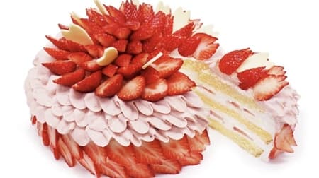 Spring Blossom: Strawberry and Cherry Blossom Shortcake from Cafe COMSA