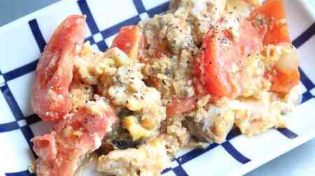 Canned Mackerel with Eggs and Tomatoes Recipe! Chinese style with sesame oil, melting, juicy and full of umami!