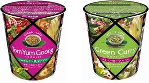 Tom Yum Kung & Green Curry is a cup noodle! Acecook "Ethnic Cafe"