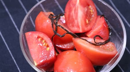 Recipe] "Tomato Salted Kelp" - Easy recipe, just cut and mix! Easy salad with sesame oil flavor