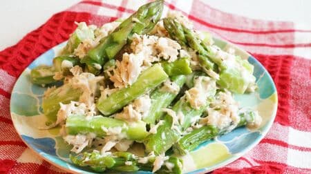 Asparagus with Tuna and Mayo" recipe in a microwave oven! Mild flavor with a hint of black pepper accent