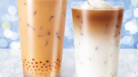 Excelsior "Pearl Iced Latte" and "Pearl Royal Milk Tea" are back! Also "Fluffy Berry Chiffon Cake