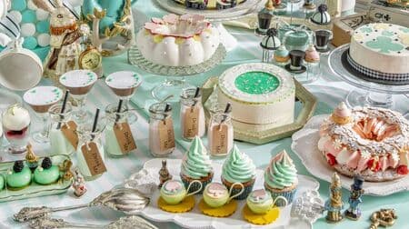 Hilton Tokyo "Alice's Peppermint Tea Party" Summer Lunch & Sweets Buffet! Chocolate mint sweets, roast beef and more!
