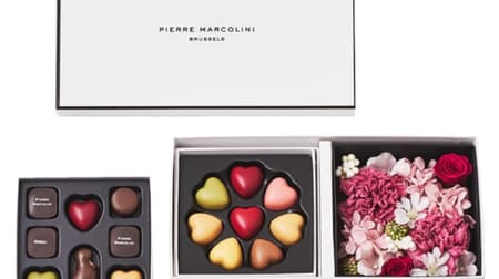 Pierre Marcolini "Mother's Day Collection 2022" "Flower Box & Selection 8 pieces" "Flower Box & L'Ecole 8 pieces" etc.