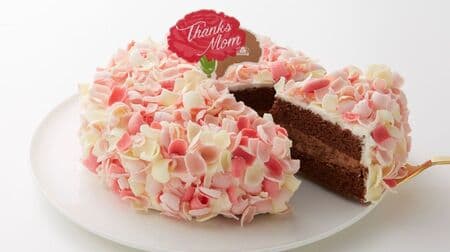 Mother's Day Sweets including "Mother's Day Grenoble" and "Mother's Day Pudding Bouquet (Strawberry)" by Morozoff