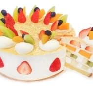 カフェコムサ「フルーツミルクレープ」毎月3日はミルクレープの日！いちご・マンゴー・キウイなど彩り豊かなフルーツをあわせて飾り付け