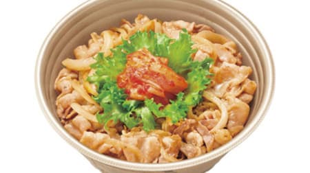 Hokkahokkatei "Salted Pork Kalbi Bowl" and "Salted Pork Kalbi & Oroshi Udon Set" - Refreshing salted pork ribs and kimchi go perfectly together.