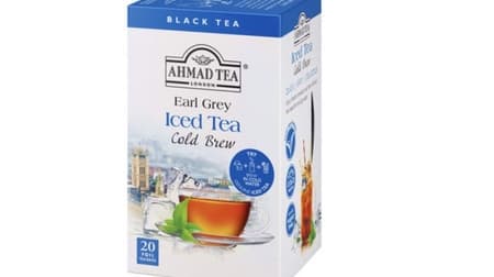Cold Brew Earl Grey from AHMAD TEA, the perfect summer water-driven black tea! Gorgeous aroma and taste of bergamot