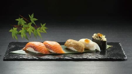 くら寿司 “超三貫と日本海” フェア「超三貫 日本海産 ふぐ三種盛り」「日本海産 天然漬けぶり」「ふくいサーモン」など