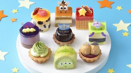 Ginza KOJI CORNER "[Toy Story] Collection (9 pieces)": Buzz Lightyear and Woody petit cakes