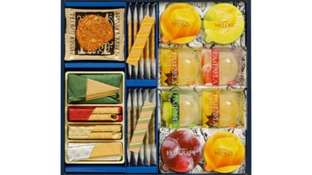 Hon Takasagaya "Ecorse Gift" - Assorted baked sweets, fruit juice jelly and fruit jelly for summer gift-giving