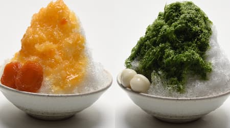 Anmitsu Mihamashi "Ice Anzu", "Ice Uji Kintoki" and other shaved ice menu! Flavors change monthly.