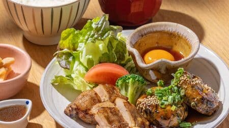Ootoya Grand Menu Renewal "Ootoya Set Meal: Char-grilled Chicken Tsukune and Moromi Chicken with Hijiki", "Gohanjyo Set Meal: Char-grilled Mackerel with Miso-glazed Pork Loin", etc.
