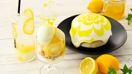 ISHIYA NIHONBASHI "Ishiya Pancakes Honey & Lemon", "Parfait Honey Lemon & Vanilla", "Honey Lemon Cream Soda", etc.