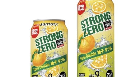 -196°C Strong Zero [Yuzu Double] with a robust fruity taste and 9% alcohol by volume.