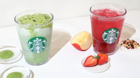 Starbucks New "Double Matcha Tea Latte" and "Strawberry & Yewsberry Tea" Perfect for Summer! Beverages that you can drink with gusto!