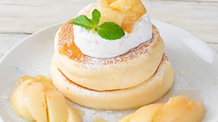 高倉町珈琲「桃のリコッタパンケーキ」山梨の桃が丸ごとひとつ使われた夏のパンケーキ
