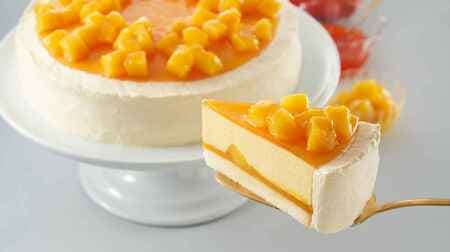 Starbucks "Mango Mousse Cake" and "Cream Pie Blueberry & Cocoa" Two kinds of summer cakes with fruits!