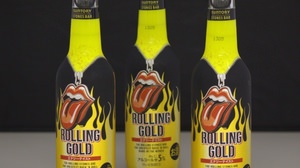 The Rolling Stones icon "Lips & Tongue" makes it a snappy liquor