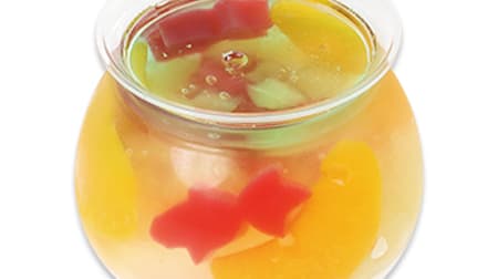 Fujiya New sweets compilation! Have you been to goldfish scooping? Peach Melba with Yamagata Prefecture's Mochizuki White Peaches