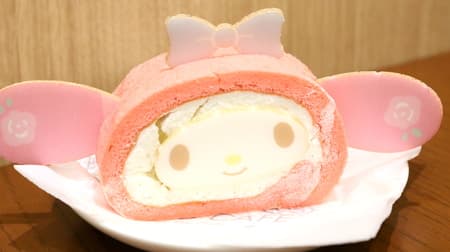 Ikebukuro Sanrio Cafe "Character Dojima Roll" Hello Kitty, My Melo, Cinnamoroll, Kerokerokeroppi: Popular characters made into roll cakes.