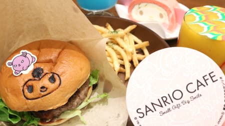 Ikebukuro Sanrio Cafe offers a variety of cute menu items! Character hamburgers, character Dojima rolls, and more!