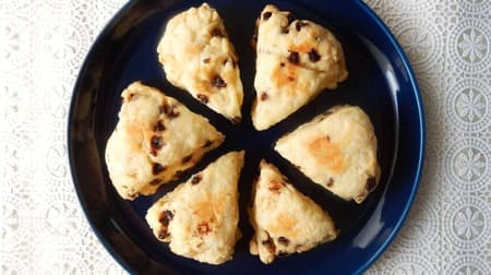 Easy Recipes] 3 Scone Recipes at Home! Starbucks-style "Chocolate Chunk Scones," "Apple and Tofu Scones," and "Rice Cooker Scones