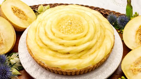 Kilfebbon "Golden Pearl" Melon Tart from Shimane Prefecture" - Melting sweetness and mellow aroma of rare melon