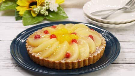 Aeon Select Sweets "Luxurious Japanese White Peach Flesh Petal Tart" and "Deluxe Pudding Ala Mode" etc.