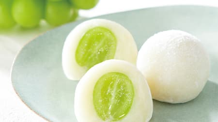 Kameya Mannendo "Shine Muscat Daifuku": Luxurious Japanese confectionery using a whole Yamanashi-grown Shine Muscat!