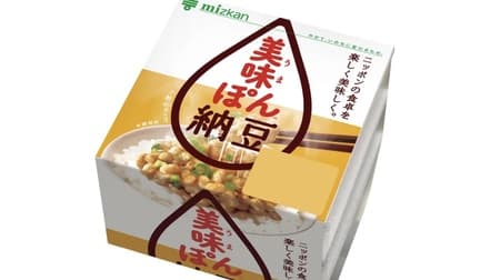 Natto with sauce that brings out the flavor of Mitsukan Ajipon! For Ajipon lovers!
