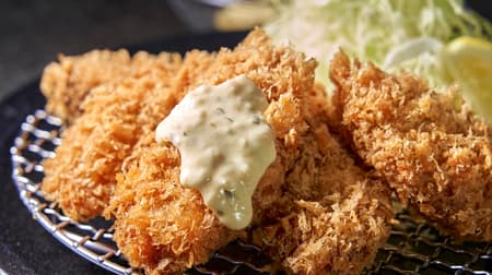 Mai-izumi "Fried Oysters" - Large, sweet oysters from Ondo, Hiroshima Prefecture, with original tartar with onions and pickles!