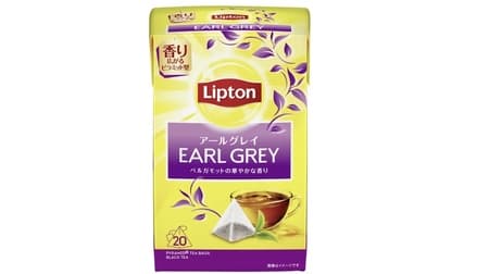 Lipton Earl Grey Tea" - The gorgeous aroma of bergamot spreads in a whiff! Flavored tea that lets you feel the true flavor of the tea.