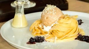 Summer limited dessert for Max Brenner! A new sensation crepe that looks like "pasta" !?