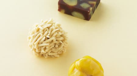 Toraya "Chestnut Steamed Yokan", "Chestnut Powder Rice Cake", "Chestnut Deer Roe" - 3 kinds of fresh confections using only domestic chestnuts harvested this year.