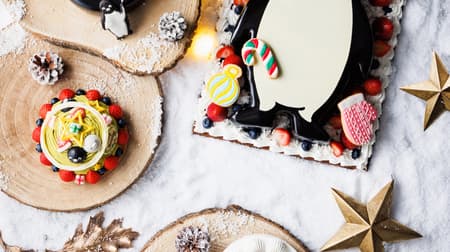 Hotel Metropolitan "Suica's Penguin Balloon Cake" and "Suica's Penguin Christmas Tree Cake"!
