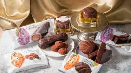 Famima "Sachertorte", "Rich Chocolat Eclair", "Gateau Chocolat", "Choco Madeleine" "Ecuador Special" chocolate sweets