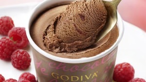 Godiva "Blessed Ice" with new flavor "Dark Chocolate Raspberry"