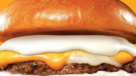 Lotteria back 300% cheese, excellent cheeseburger back 200% cheese, excellent cheeseburger back cheese, excellent cheeseburger